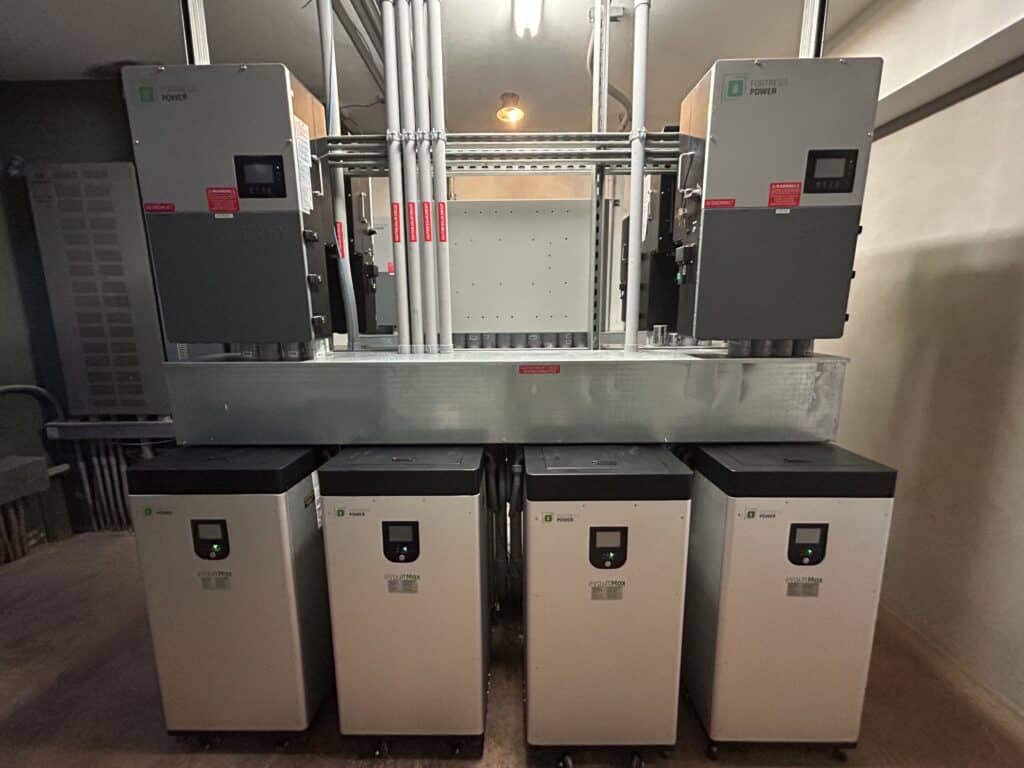 Fortress Power battery system installed in Virgin Islands