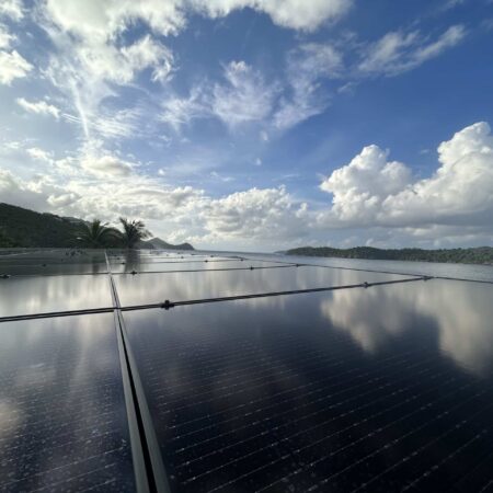 Solar panel installed on the roof of a suburban home producing renewable electricity.